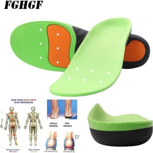 Flat foot correction insole EVA inside eight feet valgus flat foot XO type legs correct men and women with high foot arch pad