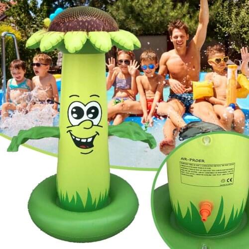 Water Sprinkler Toy Inflatable Water Spray Toy Sunflower Sprinkler for Boys Girls Outdoor Have Fun