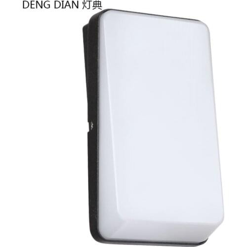 Modern Phone desgin 12W wall lamps waterproof LED aluminum wall light white Garden Outdoor Corridor balcony hallway porch light