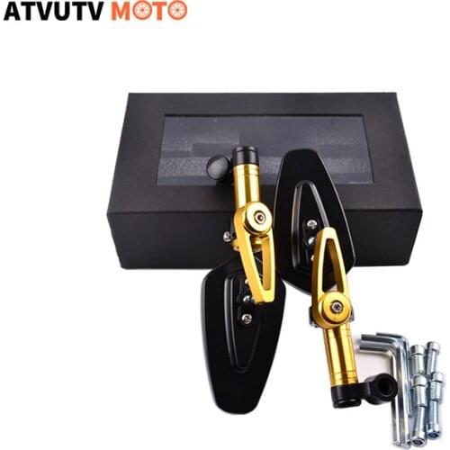 Universal 7/8" Motorcycle Handle Bar End Rearview Mirrors FOR KTM DUKE 390 125 200 1290 EXC 450 250 HONDA M10*15 M8*20