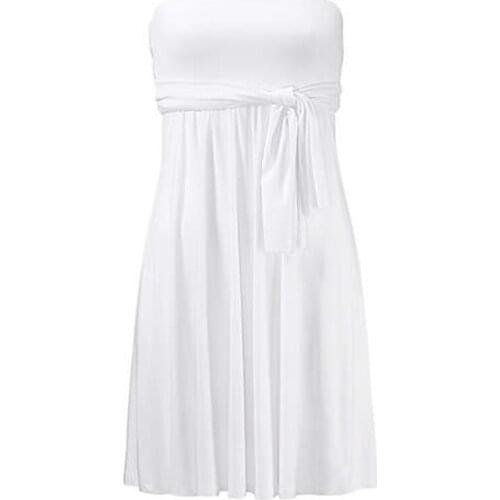 Top Lined Crotch Beach Dress Women Bandage Cover Ups Removable Padding Bathing Suit Female Multi Wear Converitble Infinite