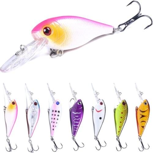 1pcs 8CM 7.2G Fishing Lures Minnow Wobbler Bass Trolling Artificial Hard Bait Crankbait Carp Pesca Fishing Tackle