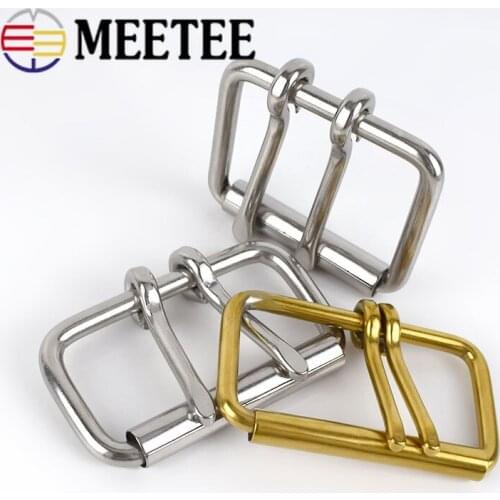 1PC ID52/60/102mm Stainless Steel Double Needle Belt Buckle Anti-allergy Metal Pin Buckle Head DIY Belt Bag Hardware Accessories