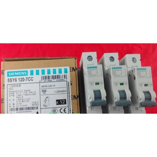1pc Siemens 1P C20A 5SY6120-7CC circuit breaker free shipping
