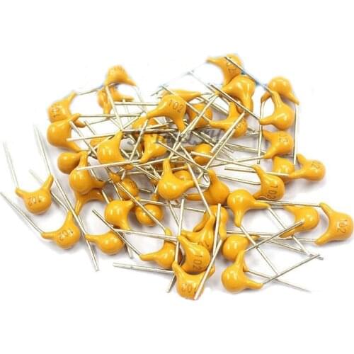 100PCS 100NF MLCC 0.1UF 10% 5.08MM 104 50V MLCC Multilayer Monolithic Ceramic Capacitor 0805