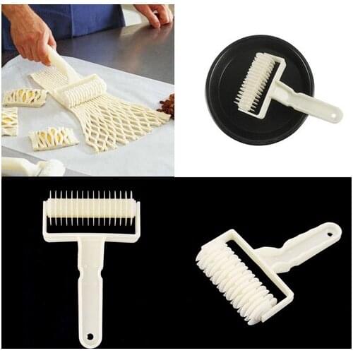 100pcs Large Size Pie Pizza Cookie Cutter Pastry Tools Bakeware Embossing Dough Roller Lattice Craft Cooking Tools