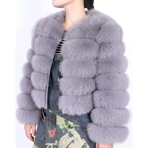 2021MaoMaoKongNatural Real Fox fur Jacket Hooded parkas Winter warm Coat Mulher Parkas Womens jacket