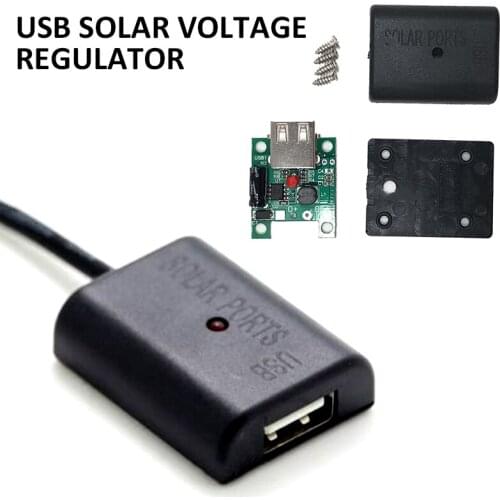 1set 5V 2A Power Bank Solar Panel USB Port Charger Controller Intelligent Voltage Regulator for Smart Phones Tablets