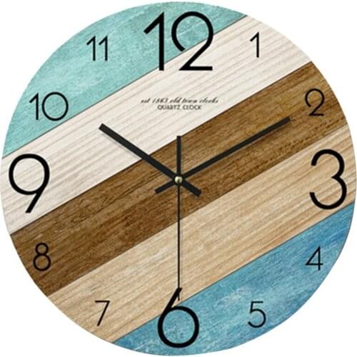 10 Inch Wall Clock Quartz Battery Operated Round Clock Silent Non Ticking Home Decor for Kitchen, Living Room, Bedroom