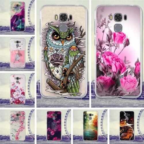 For Asus Zenfone ZC553KL Case 5.5 inch Phone Cover ZC553KL Covers Back Cover for Asus Zenfone3 max 5.5" Silicone TPU Shell Skin