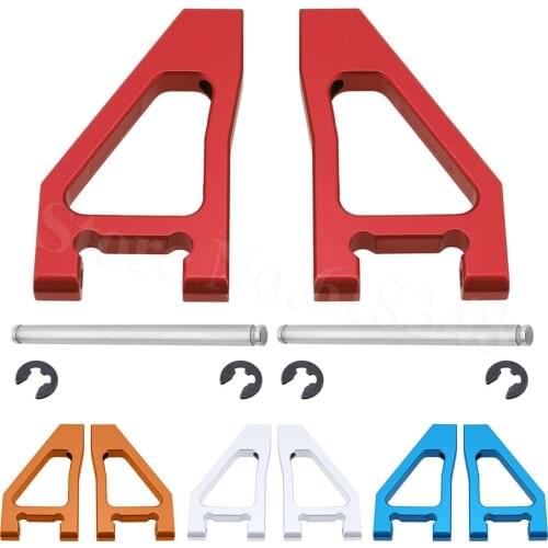 2pcs/lot RC Upgrade Parts Front Upper Suspension Arm(Al.) with 3*39.5mm pins For FS Racing 1/10 Desert Buggy 53632 Baja