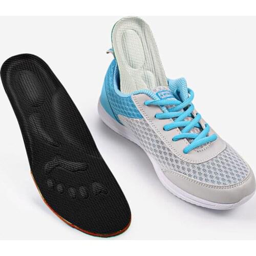 1 Pair Insoles Breathable Sweat Absorption Cotton Comfortable Soft Shockproof Cuttable Full Pad for Active Children Sports Pad