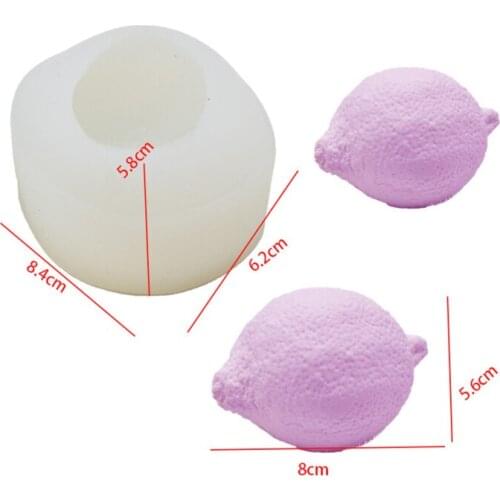 DIY Baking Silicone Mold Cake Decoration Tools New Fruit Lemon Fondant Cake Silicone Mould Chocolate Mould New