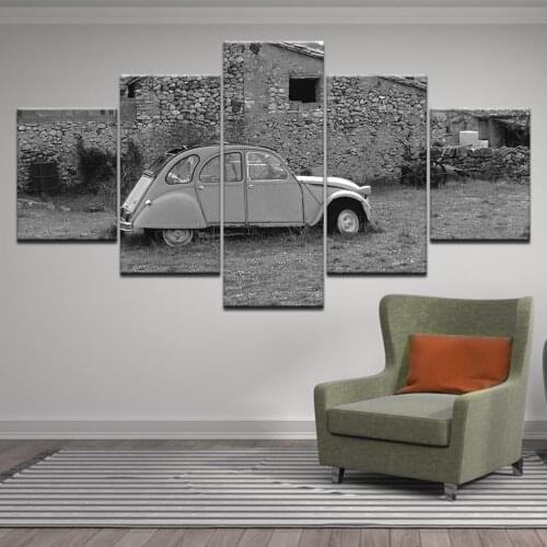 Classic Car Retro Nostalgic For Canvas Paintings Art Wall Home Decor HD Printed Picture Vintage/Retro Hot Rod Retro Beetle car