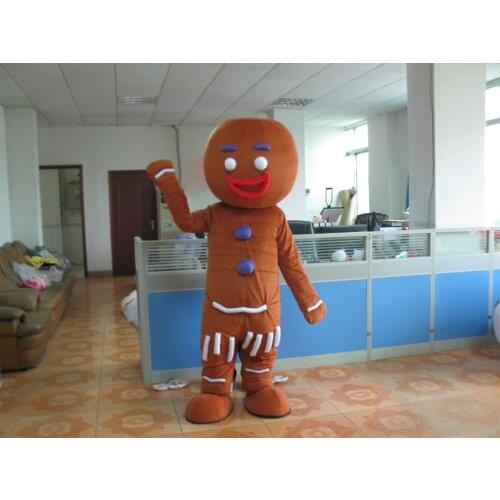 Brown Doll Mascot Costume Suits Cosplay Party Dress Outfits Clothing Advertising Interesting Apparel Cartoon Character Clothes