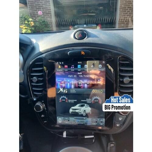 Tesla Style Android 9.0 screen Car multimedia Player For Nissan Juke 2010-2019 car GPS Navi audio radio tape recorder head unit