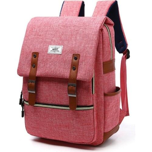 Fashion Men Women Bag Backpack Causal Travel Bags Retro Backpacks Teenager School Bag Girls Laptop Backpack Mchila