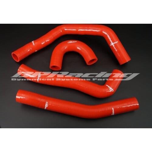 Silicone radiator hose/pipe kit for Mitsubishi Lancer Evoluti Evo10 Evo X CZ4A 4B11 Red