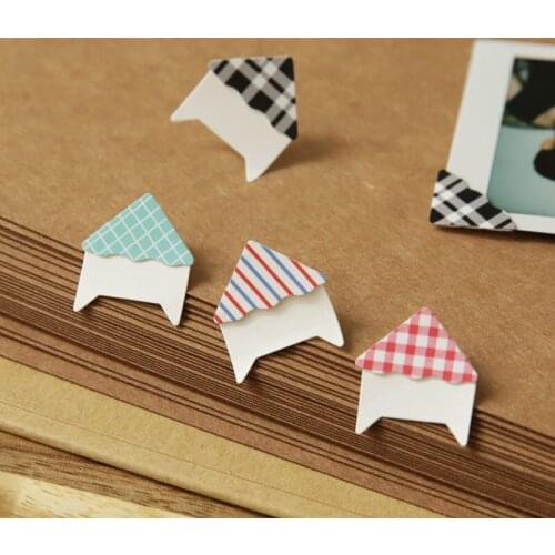 96pcs/lot 4 Color DIY Paper Corner Stickers For Photo Albums 4 Sheets Photo Sticker For Handwork Frame Decor Scrapbook Wholesale