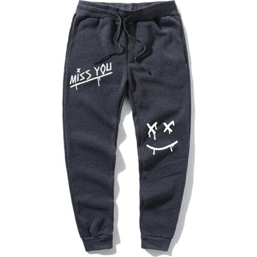 2021Lil Peep New Running Jogging Pants Men Cotton Soft Bodybuilding Joggers Sweatpants Long Trousers Sport Training Pants