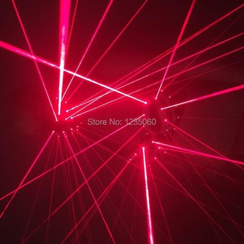 New Arrived Party Red Laser Women Bra Laserman Mask Laser Suits Stage Costumes For Singer Dancer For Nightclub Performers