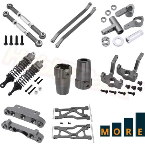 Aluminum Alloy Upgrade Parts For VRX Racing 1/10 Trophy Truck RH1043 RH1045 RH1043SC OCTANE XL EBL EBD Replacement Grey