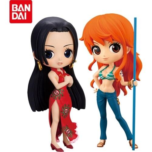 ONE PIECE Genuine Q Posket Nami Boa Hancock Q Version Hand-Model Action Figure Collection Toys