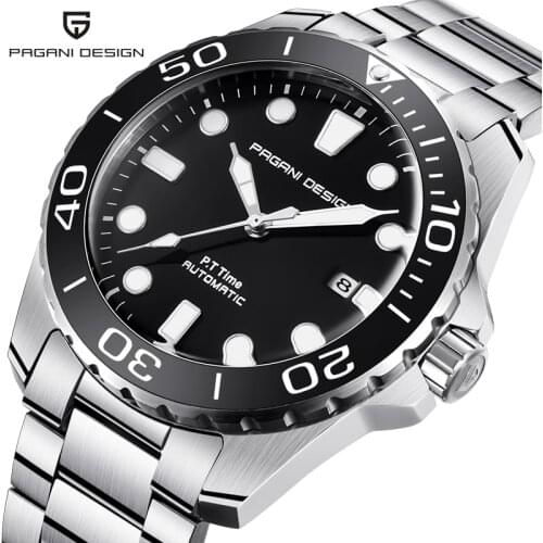 PAGANI DESIGN Automatic Self-Wind Men Watch Mechanical Seagull Movt watch Auto Date Wristwatches Male Relogio Masculino 3ATM