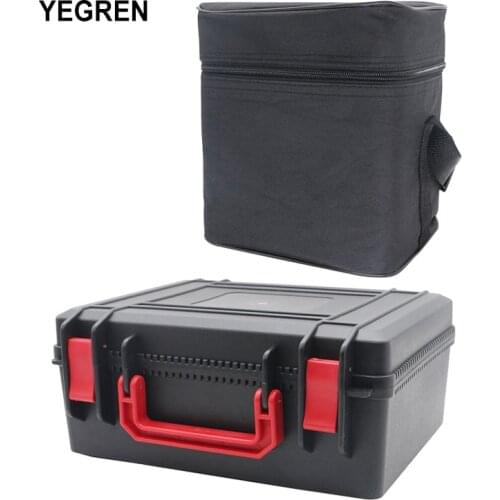 Portable 2/3/5/8/12 Lines Laser Level Original Plastic Box Thick Canvas Bag Aluminum Case Spirit Level Tool Bag Accessories