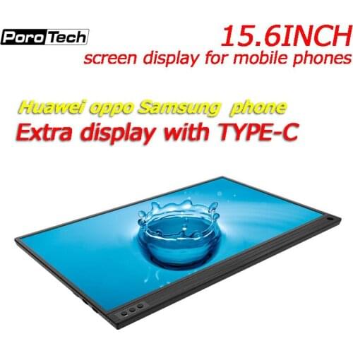 15.6 1080p Portable touch screen monitor ,touch LCD screenfor phone ,for Ps4 Xbox Switch gaming laptop PC phone display