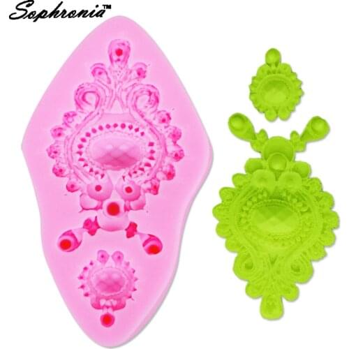 Sophronia Jewelry Silicone Mould Dried Flower Resin Decorative Craft DIY Pendant Mold epoxy resin molds for jewelry F1204