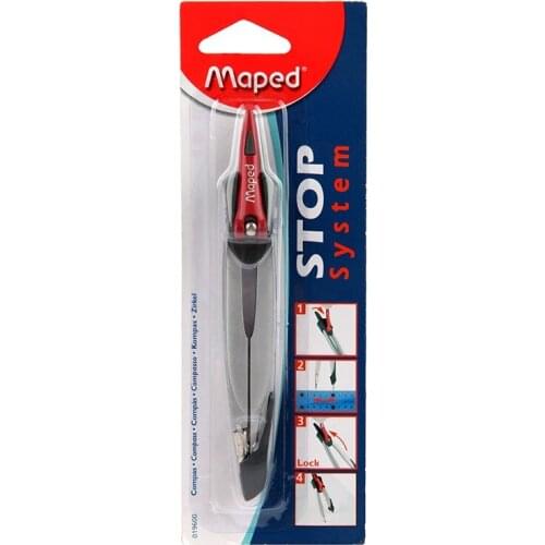 French Imports MAPED 019600 Smart Compasses Students Compasses Smart Lock 1PCS