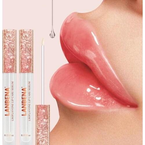 1 pc Lips Care Serum Lip Liquid Plumper Repairing Reduce Lip Lines Mask Moisturizing Increase Lip Elasticity Dropship