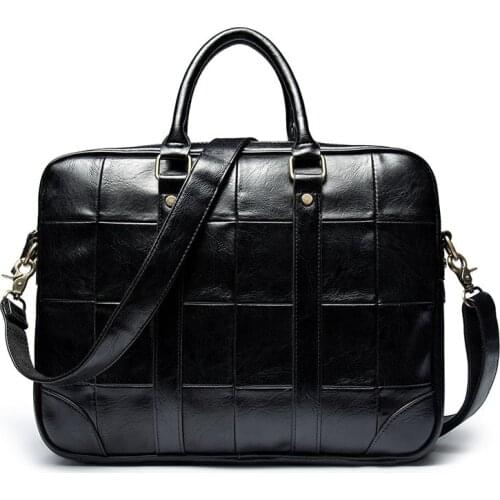 Three-Box Men's Leather Briefcases