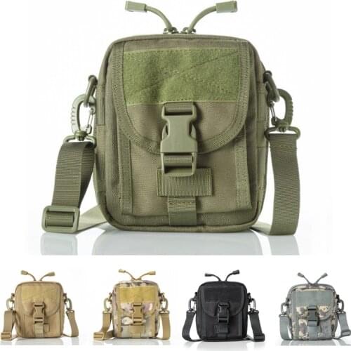 Universal Tactical Pouch Bag Holster Military Molle Hip Waist Belt Bag Zipper Wallet Pouch Purse Phone Case Camping Hiking Bags