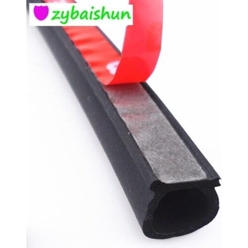 2 M D type car doors and windows body car seal dustproof soundproof rubber strip for Honda Acura Nissan Infiniti Audi