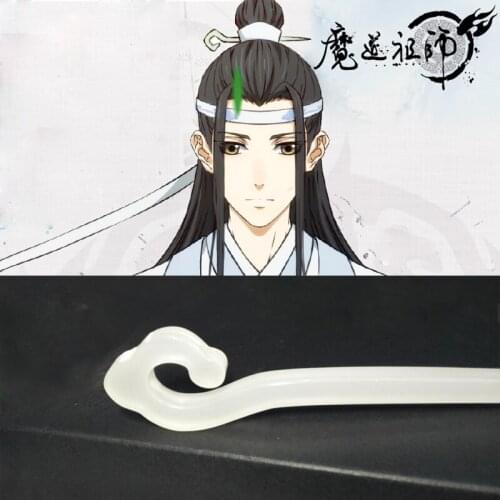 1pcs Grandmaster of Demonic Cultivation Lan Wangji Cloud Hair Stick Hairpin Kanzashi for Men Boy Cosplay Prop Decor Collection