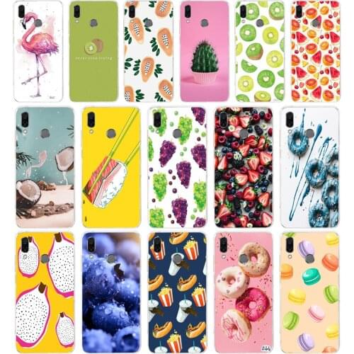 141FG Flamingo Pineapple Flower food gift Soft Silicone Tpu Cover phone Case for huawei Honor 8 Lite 8X 8s 9x