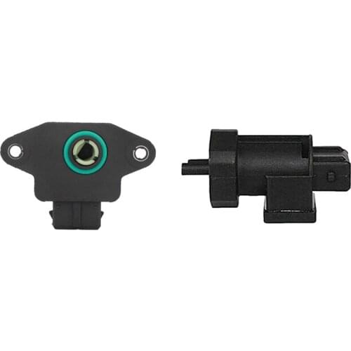 2 Pcs Car Accessories: 1 Pcs 35170-22010 Throttle Position Sensor & 1 Pcs Car Transmission Speed Sensor