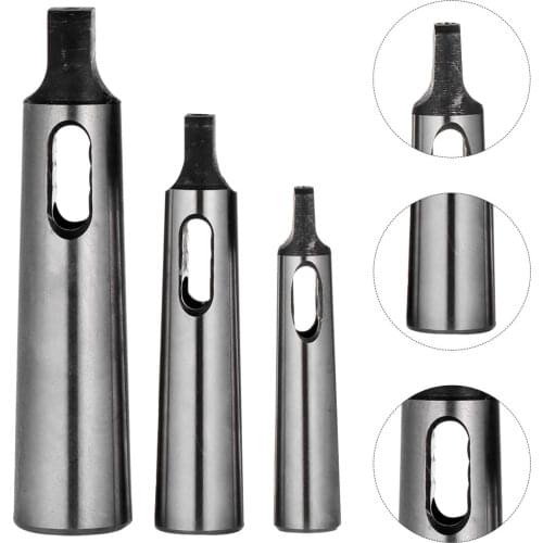 3pcs Taper Adapter Reducing Drill Chuck Sleeve Lathe Milling Drill Sleeve