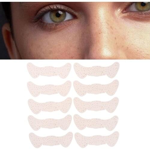 6/10pcs Sexy Fake Freckles Face Tattoo Makeup Stickers Freckle Patch Decal Eye