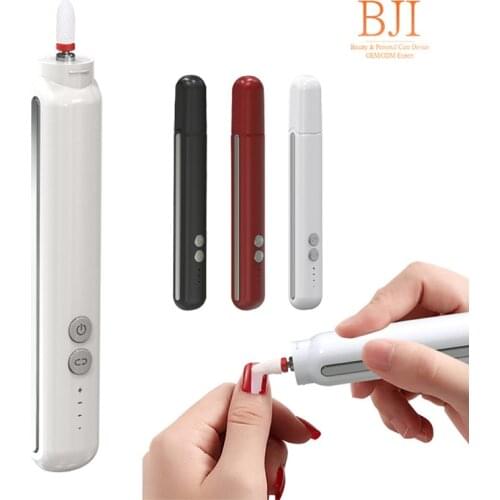 Wireless Nail Drill Machine Mini Rechargeable Ceramic Head Electric Protable Manicure with LED Light