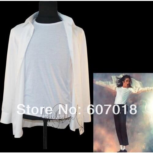 MJ Michael Jackson White Shirt 1993s for performance in all size