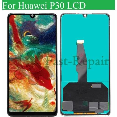 TFT 6.1" Display with frame Replacement for Huawei P30 LCD Touch Screen Digitizer Assembly ELE-L29 ELE-L09 ELE-AL00 ELE-L04 lcd