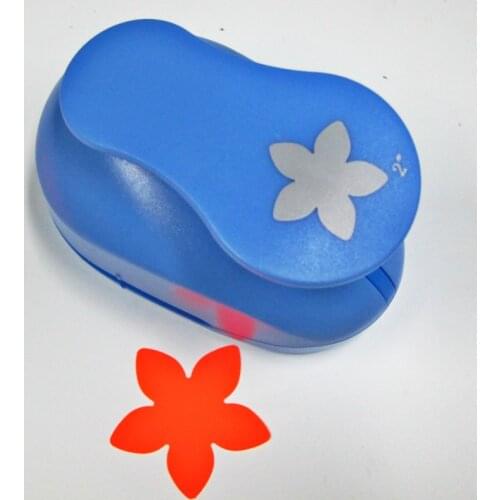 4.5cm Flower Shape Craft Punchers Scrapbooking School Tools Paper Puncher Eva Hole Punch Petal Cutter Cortador Furador De Papel