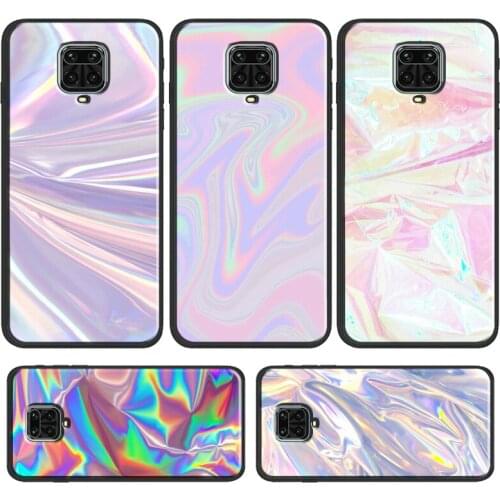 Holographic Iridescent Case For Xiaomi Redmi Note 7 8 9 Pro 8T 9S Coque For Redmi 9A 9C 8 9 8A 7A 10X K30 Ultra