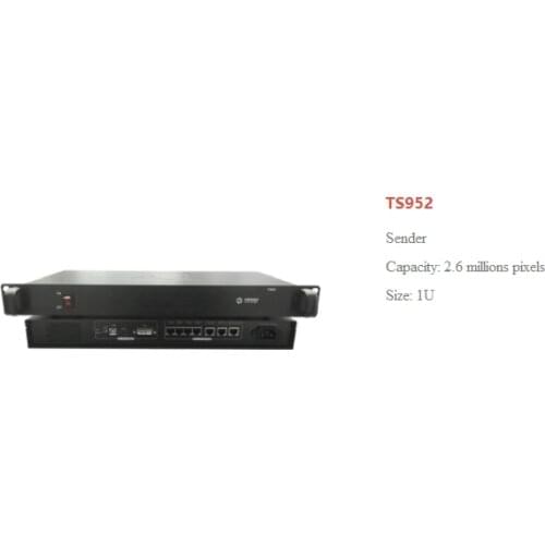Linsn sender box TS952 With four network output ports LINSN the newest sending card run bigger 2560x1024pixels