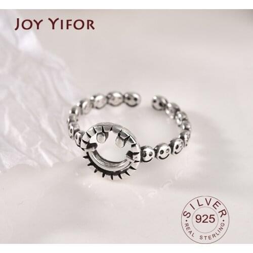 Minimalist Knotting Cross Open Finger Ring 925 Sterling Silver Ring For Women Accessories Gift