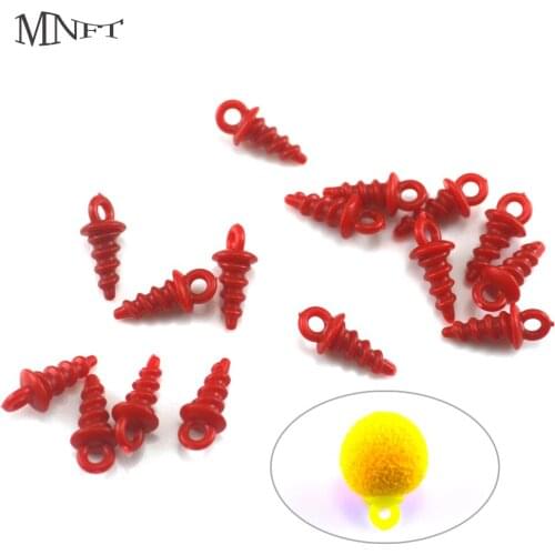MNFT Wholesale Plastic Bait Screws Pegs For Pop Up Bollies Baits Carp Tackle White Red Yellow Free Shipping