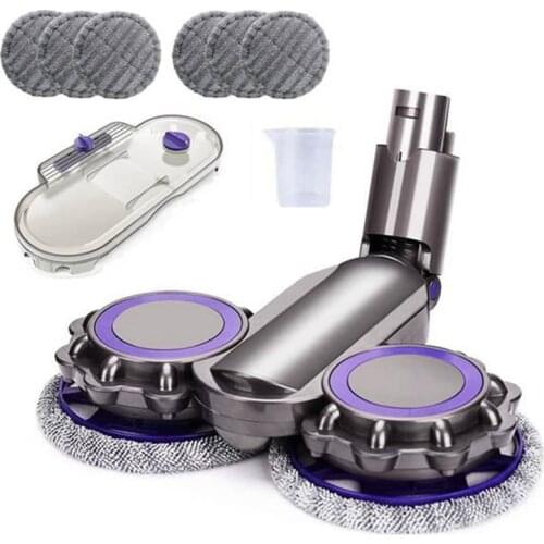 Electric Wet Dry Mopping Water Mop Head Attachment Compatible For Dyson Vacuum Cleaner V6 Dc58/Dc59/Dc62 Model